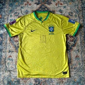 Nike Brazil Neymar World Cup Soccer Jersey Size XL